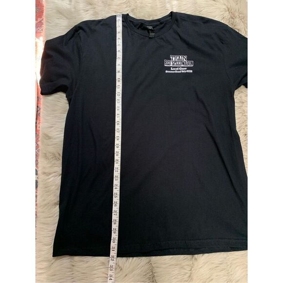 Train and Reo Speedwagon Summer Road Trip 2024 Tour Local Crew Tour Tee XL - Picture 5 of 6